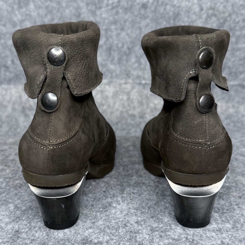 Fly‎ London Olan Bootie in Dark Olive Green- Sz 37 (6-6.5) - Picture 5 of 10